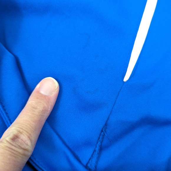 Tahari Lace Up Stretch Sheath Dress Womens Medium NEW Blue Career Work Dress - Picture 10 of 13